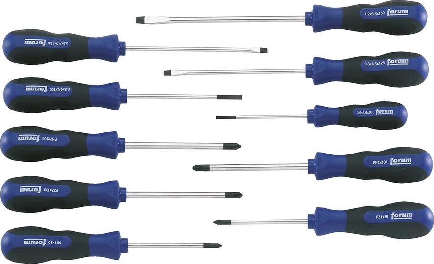 Schraubendreher-Satz 10tlg. Schl./PH/PZ FORUM