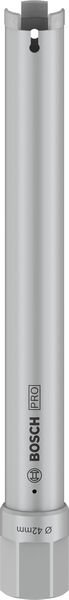 PRO Trockenbohrkrone, 42 x 330 mm, 1 1/4-Zoll UNC