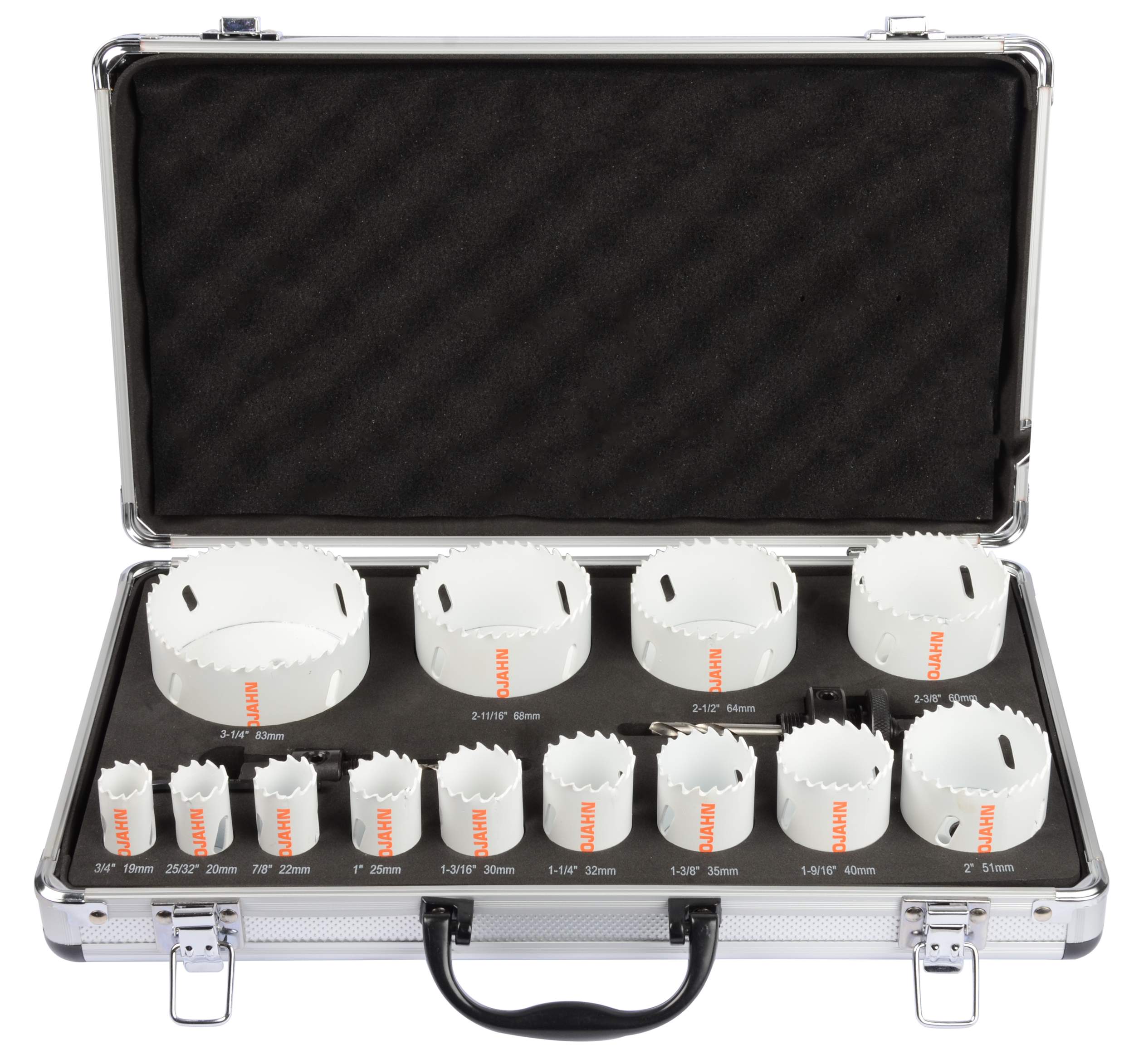 Bi-Metall Lochsägen-Set 18-teilig Ø 19 mm - 83 mm