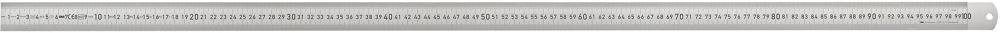 Stahlmaßstab 1000x30mm rostfrei FORUM
