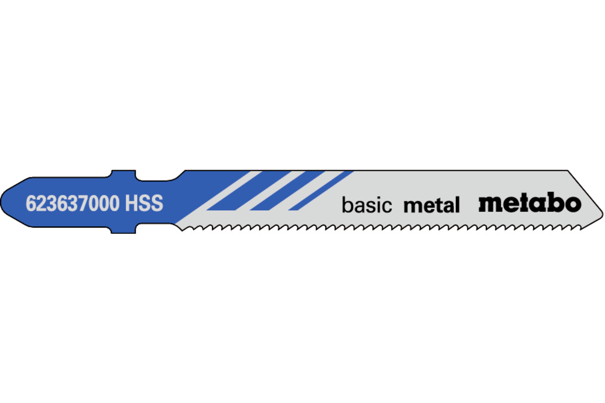 5 Stichsägeblätter "basic metal" 51/ 1,2 mm (623637000)