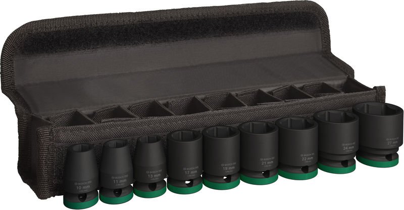 PRO Impact Steckschlüsselsatz Set, 1/2", Standard, 9‑tlg.