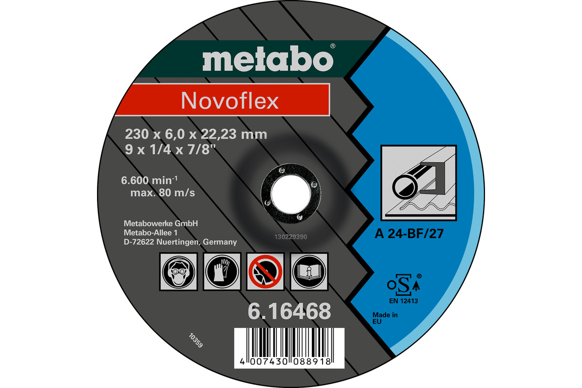 Novoflex 125x6,0x22,23 Stahl, SF 27 (616462000)