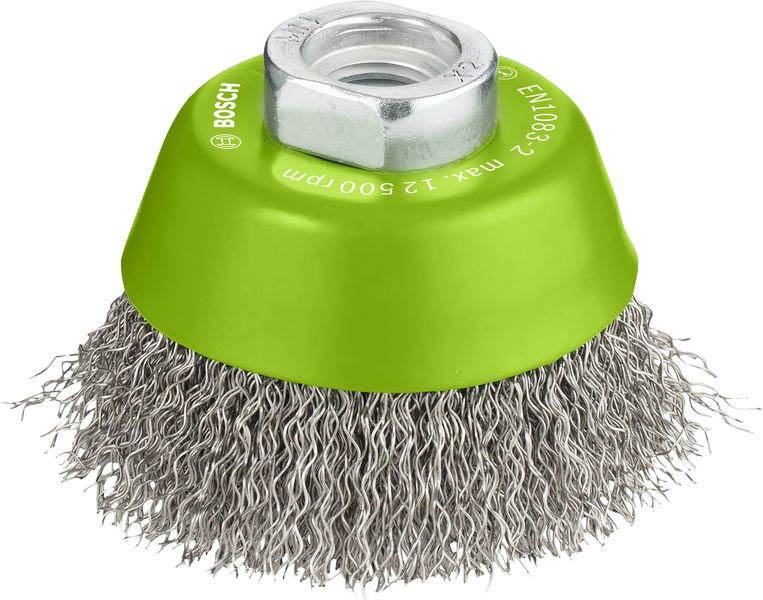 PRO Stainless Steel clean Topfbürste, 65 x 0,3 mm, Gewinde