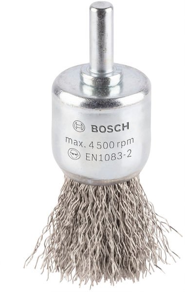 PRO Stainless Steel clean Pinselbürste, gerader Schaft, 25 x 0,3 mm