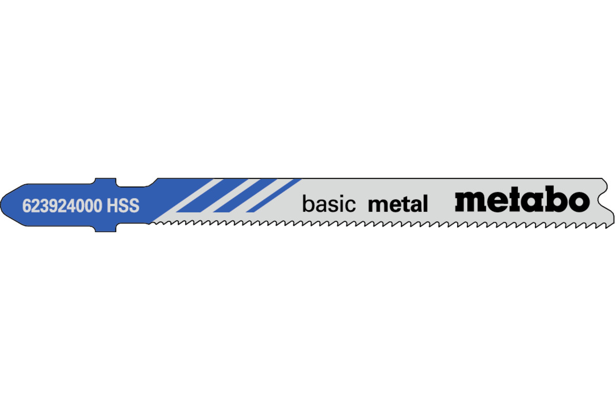 5 Stichsägeblätter "basic metal" 66 mm/progr. (623924000)