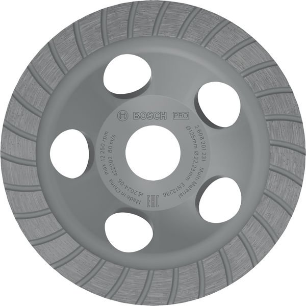 PRO Multi Material Topfscheibe, 5 x 125 x 22,23 mm