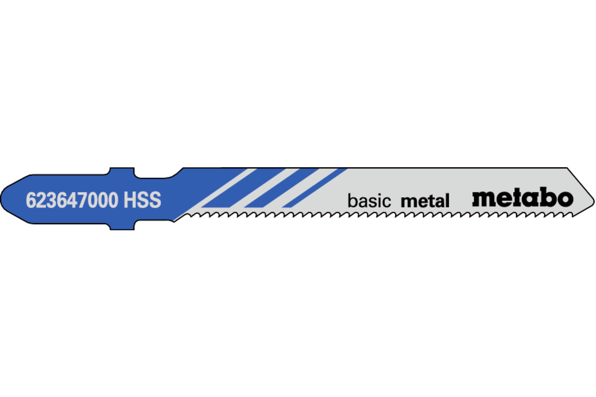 5 Stichsägeblätter "basic metal" 51/ 1,2 mm (623647000)