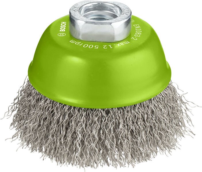 PRO Stainless Steel clean Topfbürste, 75 x 0,3 mm, Gewinde