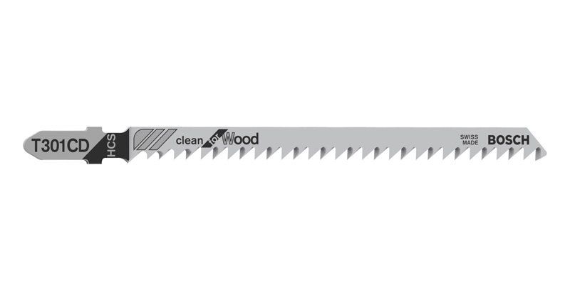 Stichsägeblatt T 301 CD Clean for Wood, 5er-Pack