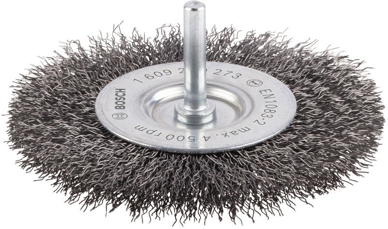 PRO Metal clean Scheibenbürste, zylindrischer Schaft, 100 x 0,3 mm