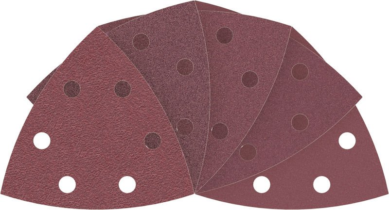 PRO F460 Schleifblatt Set, 93 x 93 mm; G60; G80; G120; G180; G240, 10-tlg.