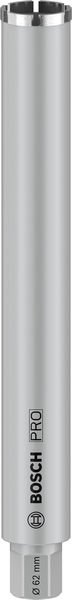 PRO Nassbohrkrone, 62 x 450 mm, G 1 1/4 Zoll UNC