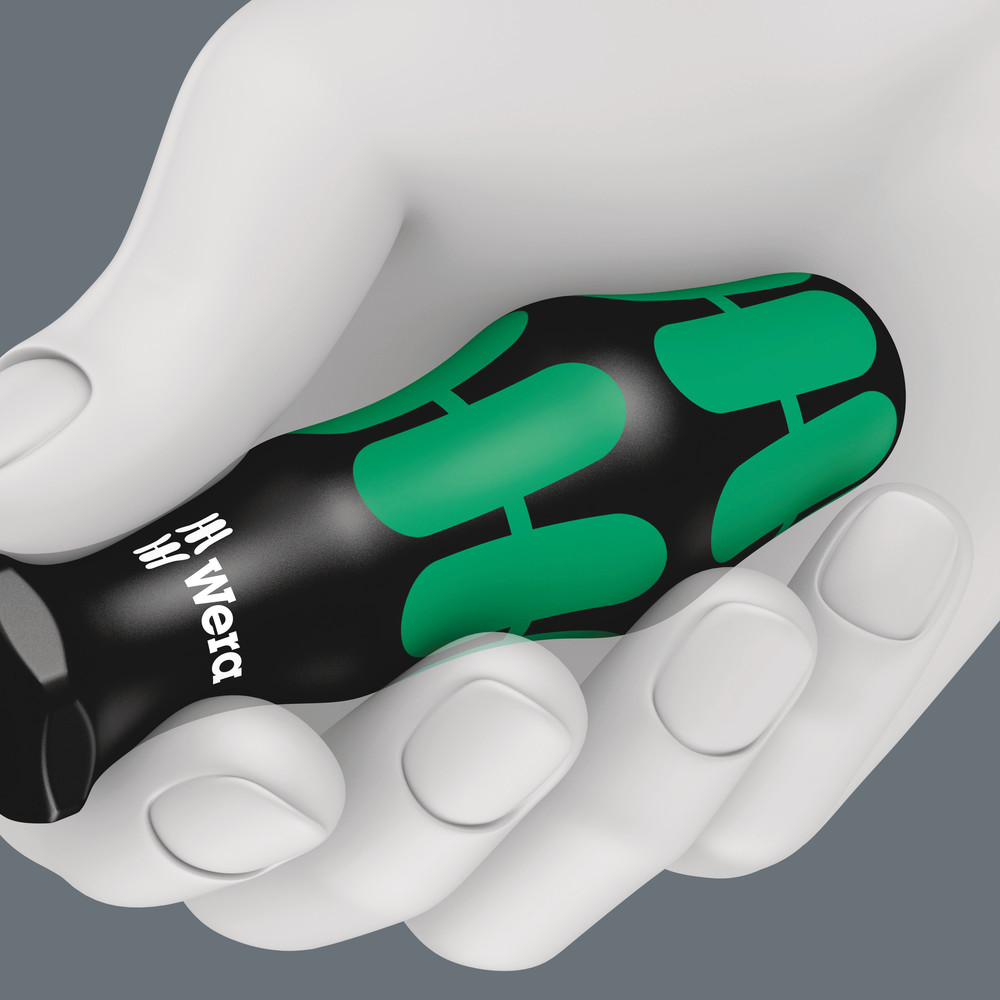 Durch die hervorragend an die Hand angepasste Form des Kraftform-Griffs werden H