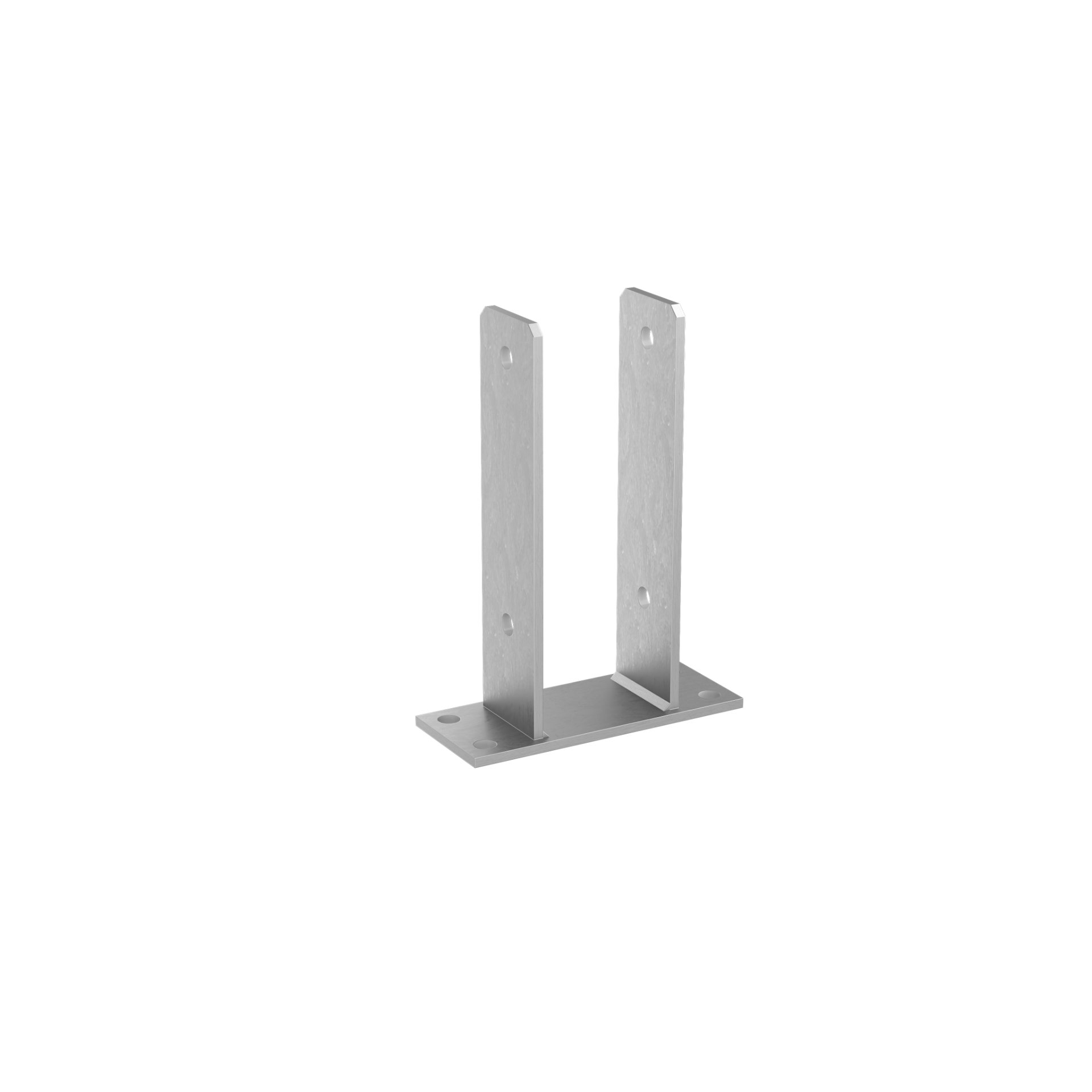 GH-Stützenfuß Typ B auf Beton LW 120 Seite 50x200 mm