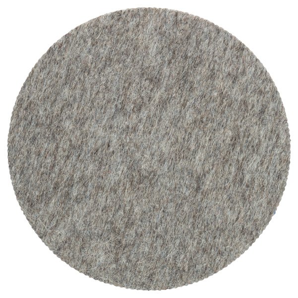 Polierfilz für Exzenterschleifer, hart, Klett, 128 mm, 5er-Pack