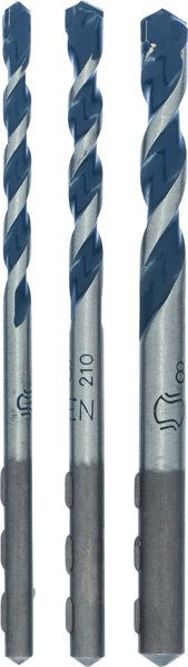 3-tlg. CYL-5 Betonbohrer-Set, 5/6/8 mm
