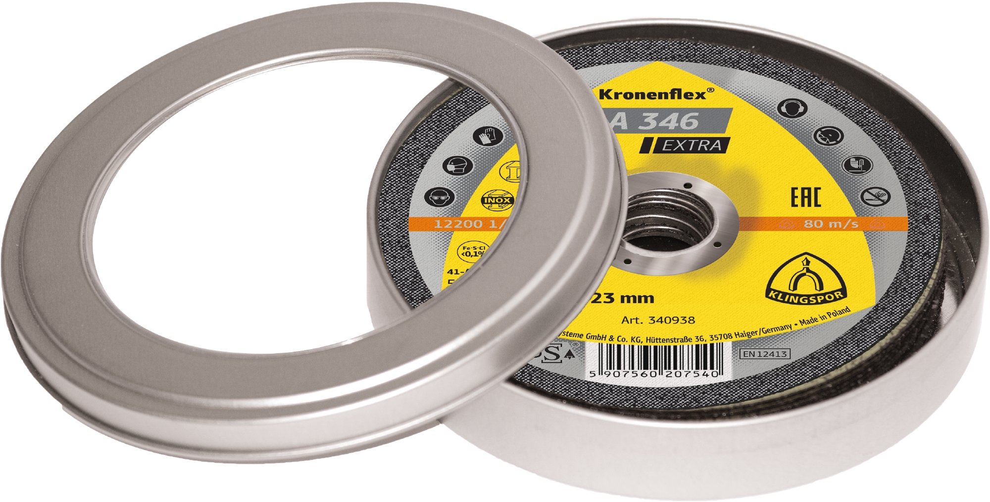 A 346 EX Trennscheiben, 115 x 1,6 x 22,23 mm gerade