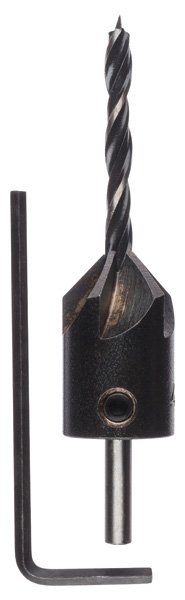 Holzspiralbohrer mit 90°-Senker, 4 mm, 16 mm