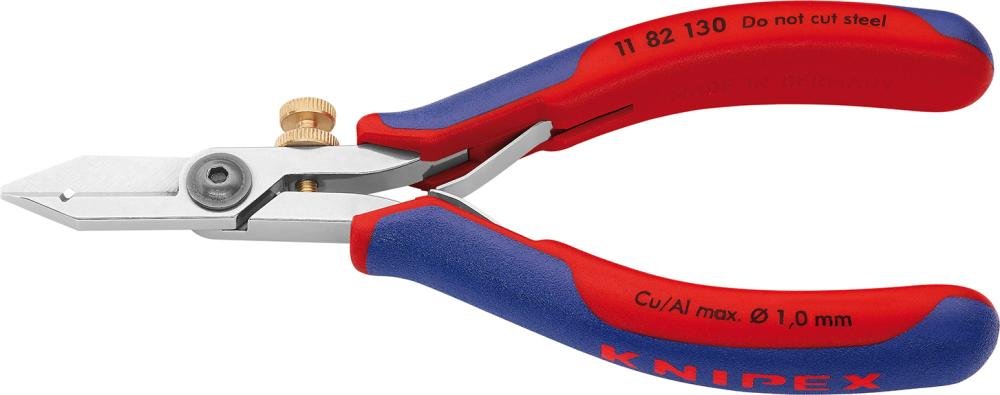 Abisolierschere Elektronik 140mm qmm KNIPEX