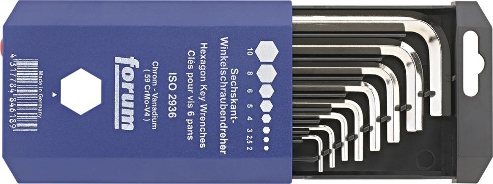 6kt-Schl.-Satz DIN911 2-10mm 8tlg. Box FORUM