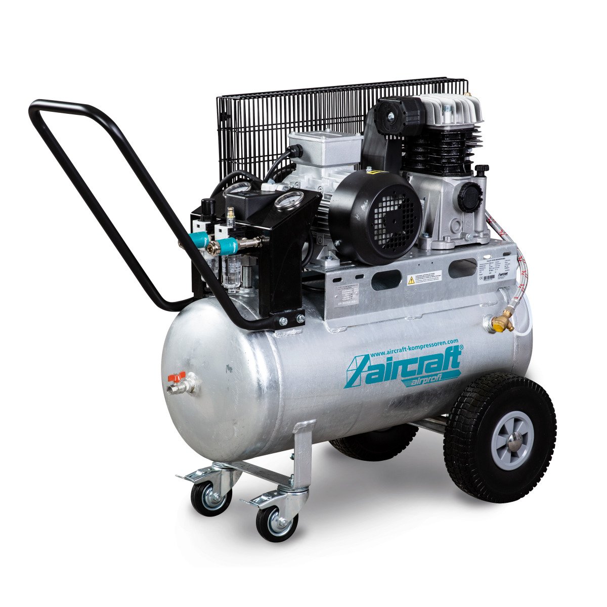 Mobiler Kolbenkompressor mit Riemenantrieb Aircraft AIRPROFI 403/50 P