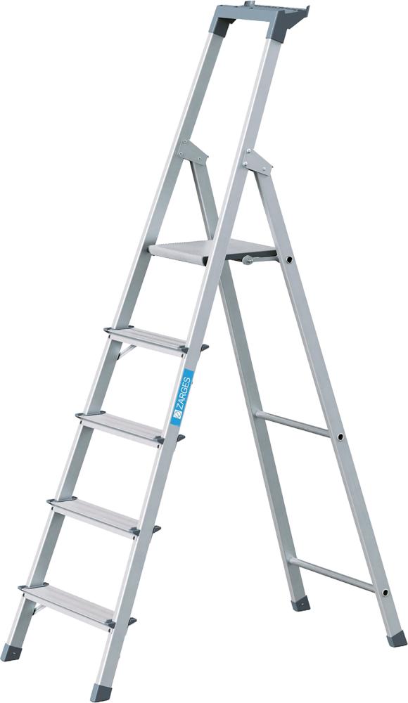 Stufen-Stehleiter m B u A5 Stufen ZARGES