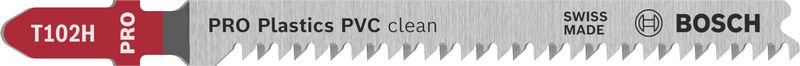 PRO Plastics PVC clean T102H Stichsägeblatt, 100 mm, 3-tlg.
