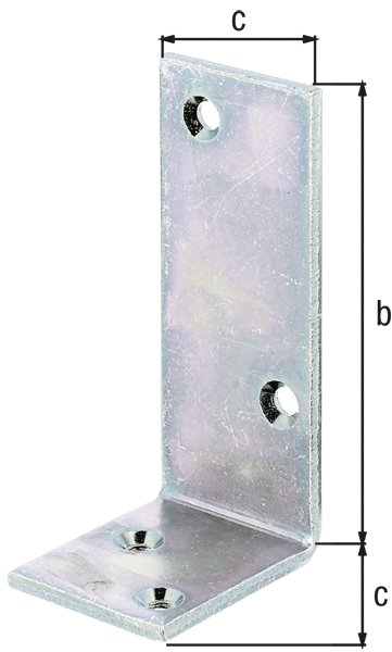 Balkenwinkel, disp., TxHxB 50x100x40 mm