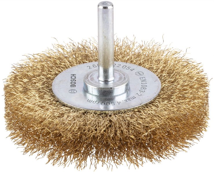 PRO Multi Material clean Scheibenbürste, gerader Schaft, 75 x 0,2 mm