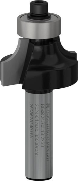 PRO Abrundfräser, 8 x 6 x 13,2 x 53 mm