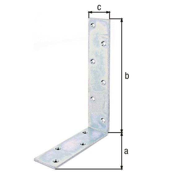 Balkenwinkel, disp., TxHxB 160x240x50 mm
