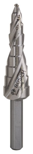 Stufenbohrer HSS, 4 - 12 mm, 6 mm, 66,5 mm, 9 Stufen
