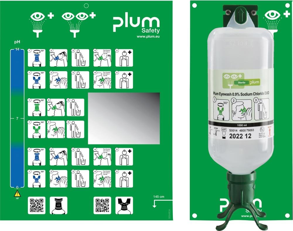 Augenspülstation Duo, incl.1 Fl.1000 ml