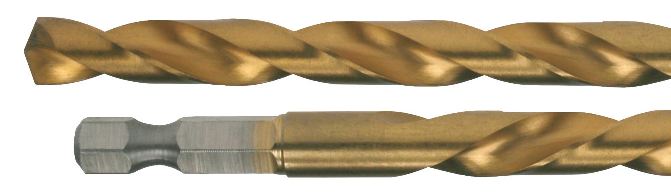 Bohrer 6mm 1/4" HSS-TiN