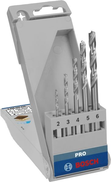 PRO Wood HSS Holzspiralbohrer Set. 5-tlg.