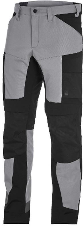 Arbeitshose Leo Gr.48, grau/schwarz FHB