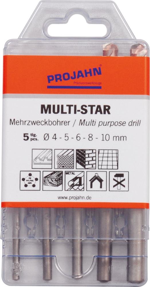 Mehrzweckbohrer Multistar Satz 5-tlg.
