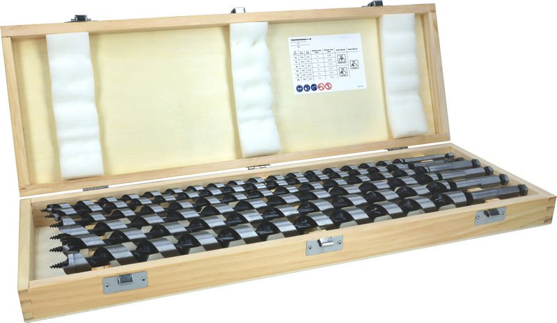 PRO Wood Holzschlangenbohrer Set, L450 mm, 6-tlg.