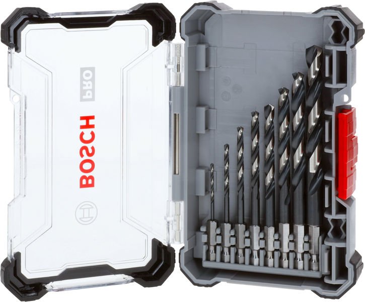 PRO Metal HSS-G Impact Spiralbohrer Set, 8-tlg., in Box
