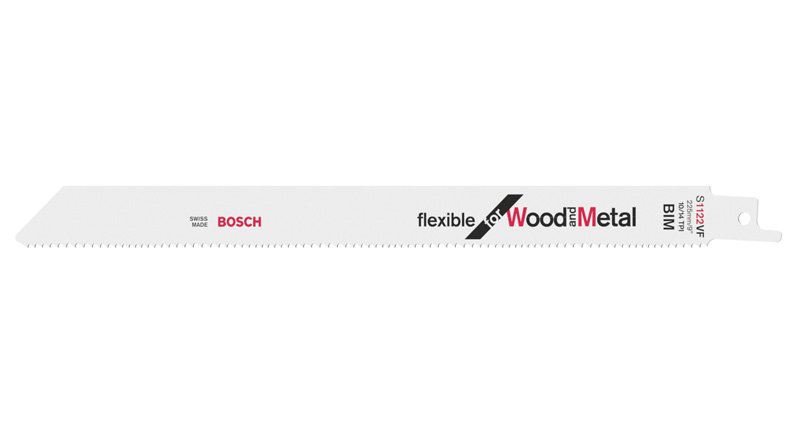 Säbelsägeblatt S 1122 VF, Flexible for Wood and Metal, 5er-Pack