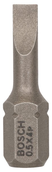 Schrauberbit Extra-Hart S 0,5 x 4,0, 25 mm, 25er-Pack
