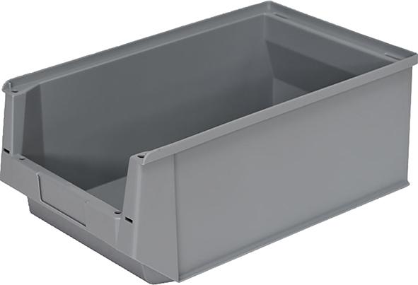 SILAFIX Sichtlagerkasten Gr. 2 PP B310xT500xH200mmgrau