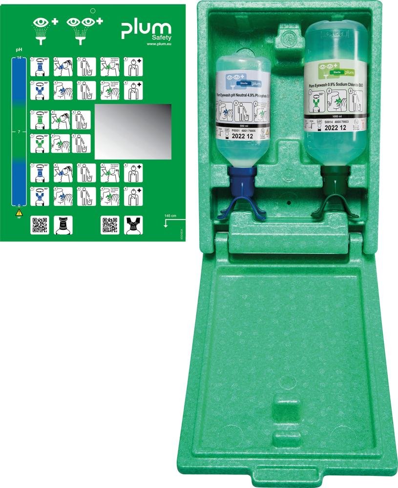 Augennotfallstation Duo, pH neutr.m.Fl.1000/500ml