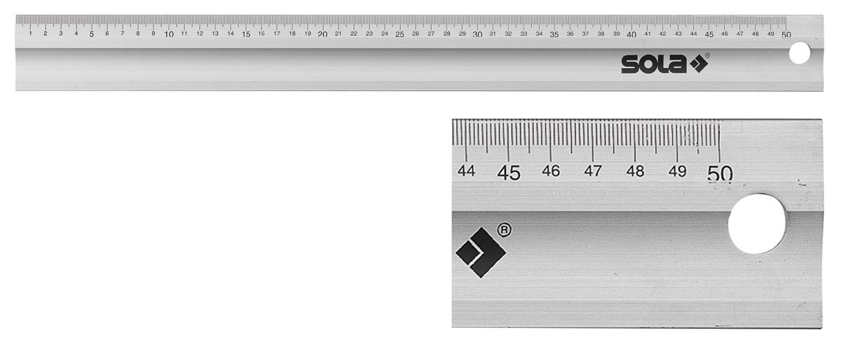 SOLA Arbeitsmaßstab LAB 1000 Nr. 56100701 Länge 1000 mm