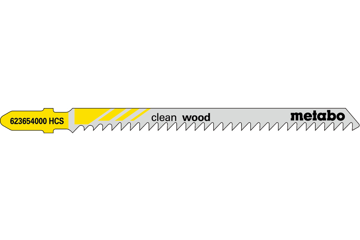 5 Stichsägeblätter "clean wood" 91mm / 3,0 (623654000)