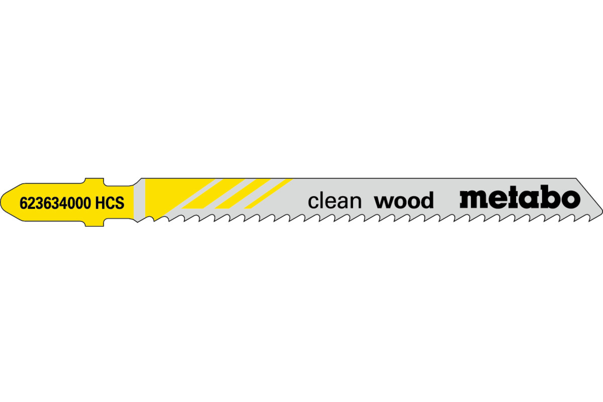 5 Stichsägeblätter "clean wood" 74/ 2,5 mm (623634000)