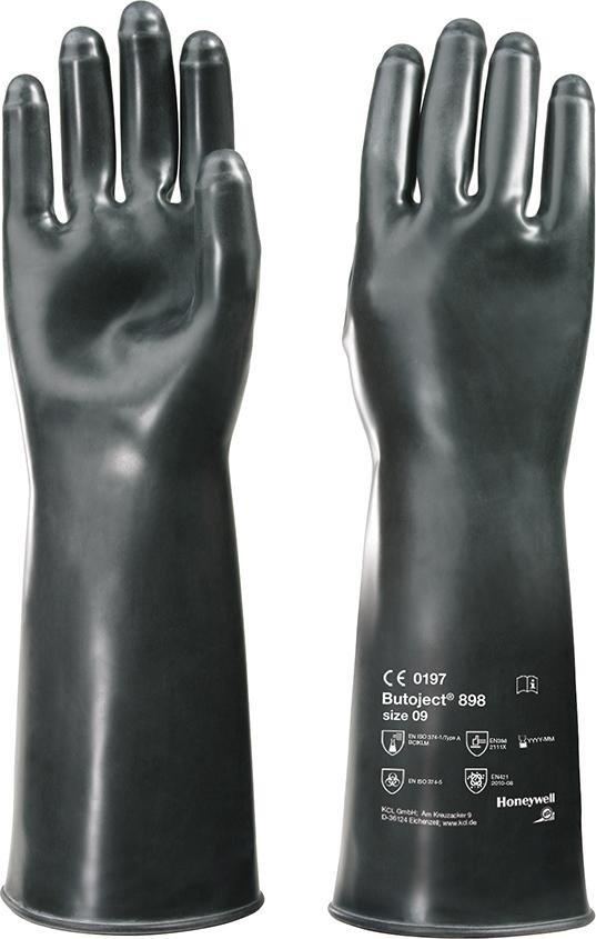 Handschuh Butoject 898, Gr. 10, schwarz Honeywell
