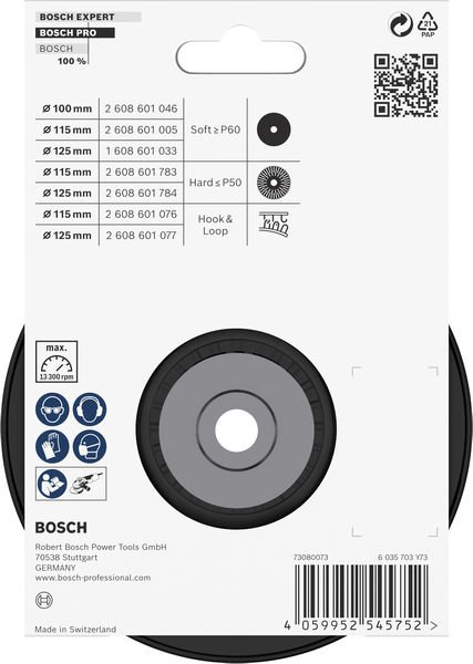 PRO Stützteller hart, 115 mm, M14