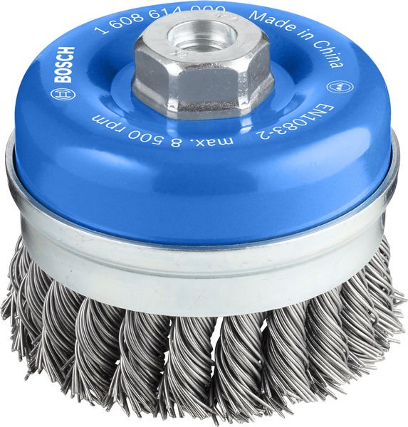 PRO Metal heavy Topfbürste, 90 x 0,8 mm, Gewinde